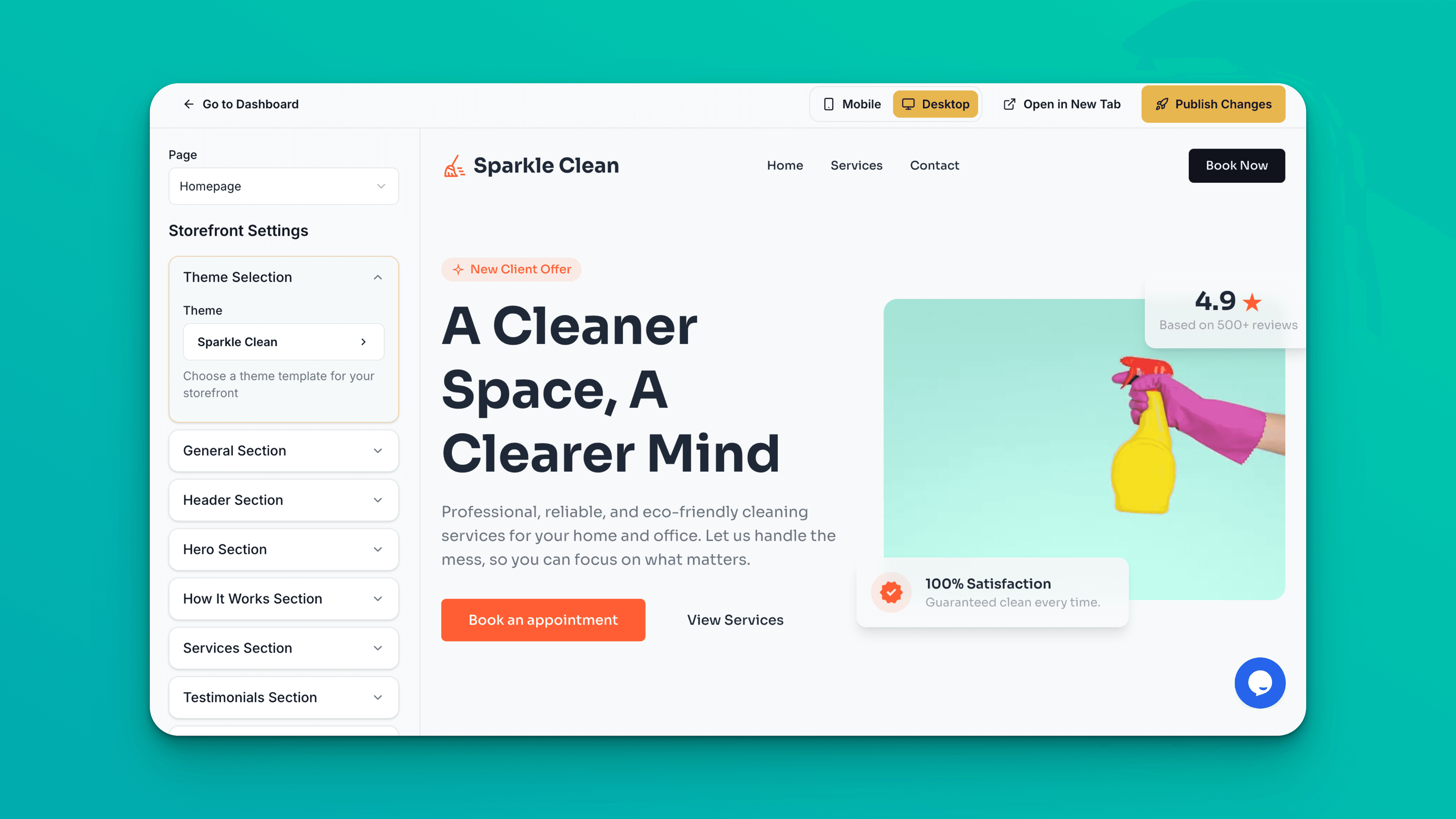 Customizable Website